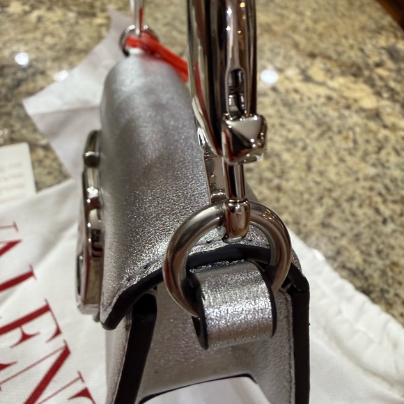 Valentino Metallic Silver Mini Bag - Picture 7 of 13